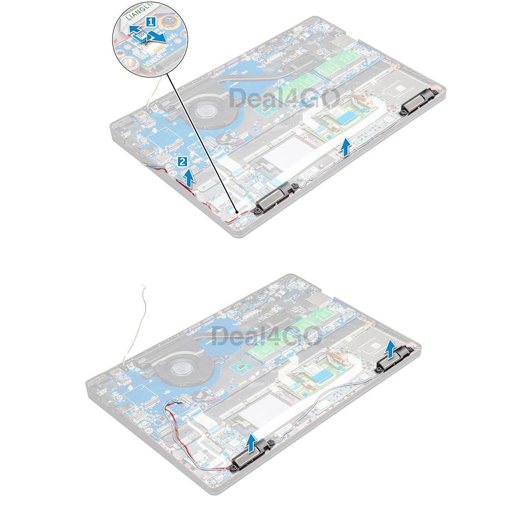 왼쪽 오른쪽 스피커 0YYM2 00YYM2 Precision 교체용 델 3520 PK23000XT00 5591 3530 래티튜드 5580 5590 - 상세 이미지 3