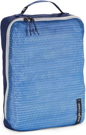 [해외]이글 크릭 팩 - 여행용 중형 패킹 큐브 공개 각진 지퍼 디자인과 전면 패널 메쉬 창이 있는 내구성 있고 방수 기능이 패브릭 아즈 블루/그레이