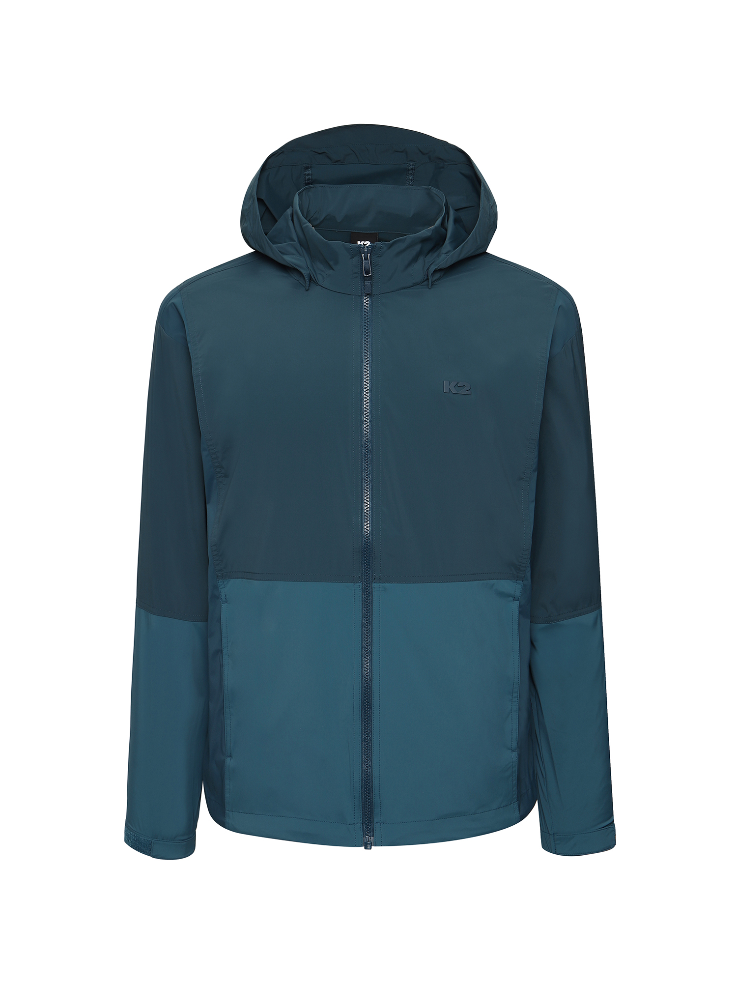 [본사직영] K2 남성 웨더리스(WEATHERLESS) 바이저 (VISOR) 바람막이 자켓 MIDNIGHT TEAL KMM251418G - 상품 이미지