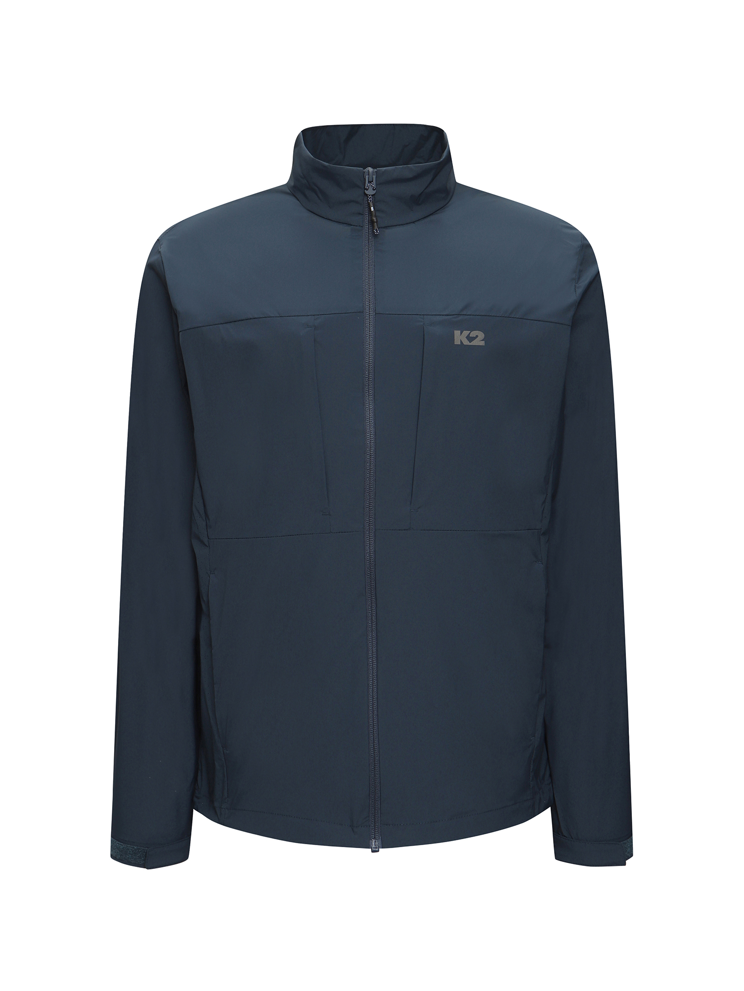 [본사직영] K2 남성 써라운드(SURROUND) AIR 바람막이 자켓 STEEL BLUE KMM25125BX - 상품 이미지