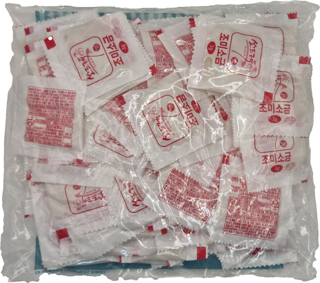 낱개포장 참마시 조미소금 치킨소금 배달용 포장용 일회용 깨소금 250g, 2개 - 상세 이미지 4