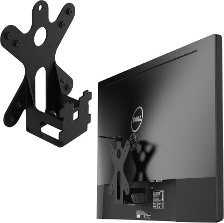 HumanCentric [해외]HumanCentric VESA 마운트 어댑터 (Dell 모니터 SE2416HX SE2717HX SE2717HR SE2717H S2216M Version 2 Single-P