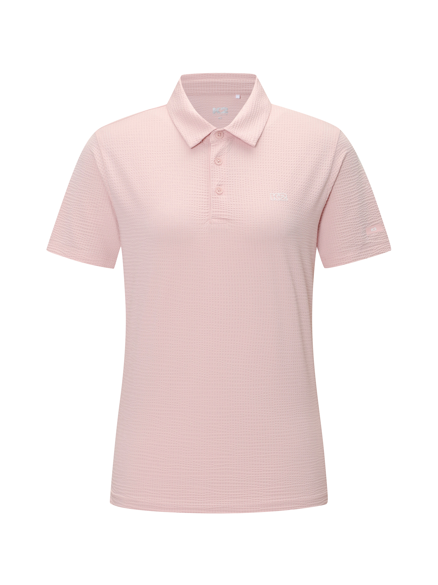 [본사직영] K2 여성 시원서커 ICE WAFFLE 폴로 W ICE PINK KWM25252U6