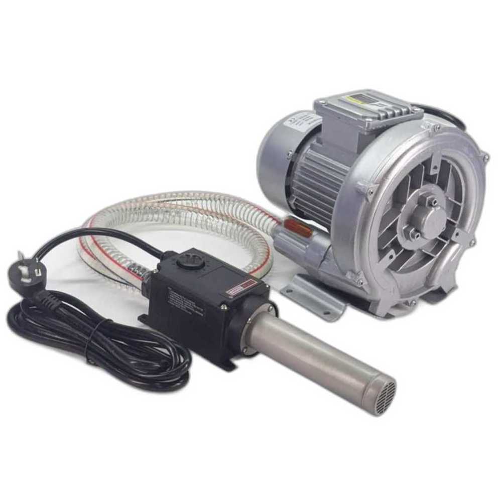 산업용 열풍기 온도조절 유선 히팅건 열수축 필름 포장 1800W 150W 송풍기 - 상품 이미지