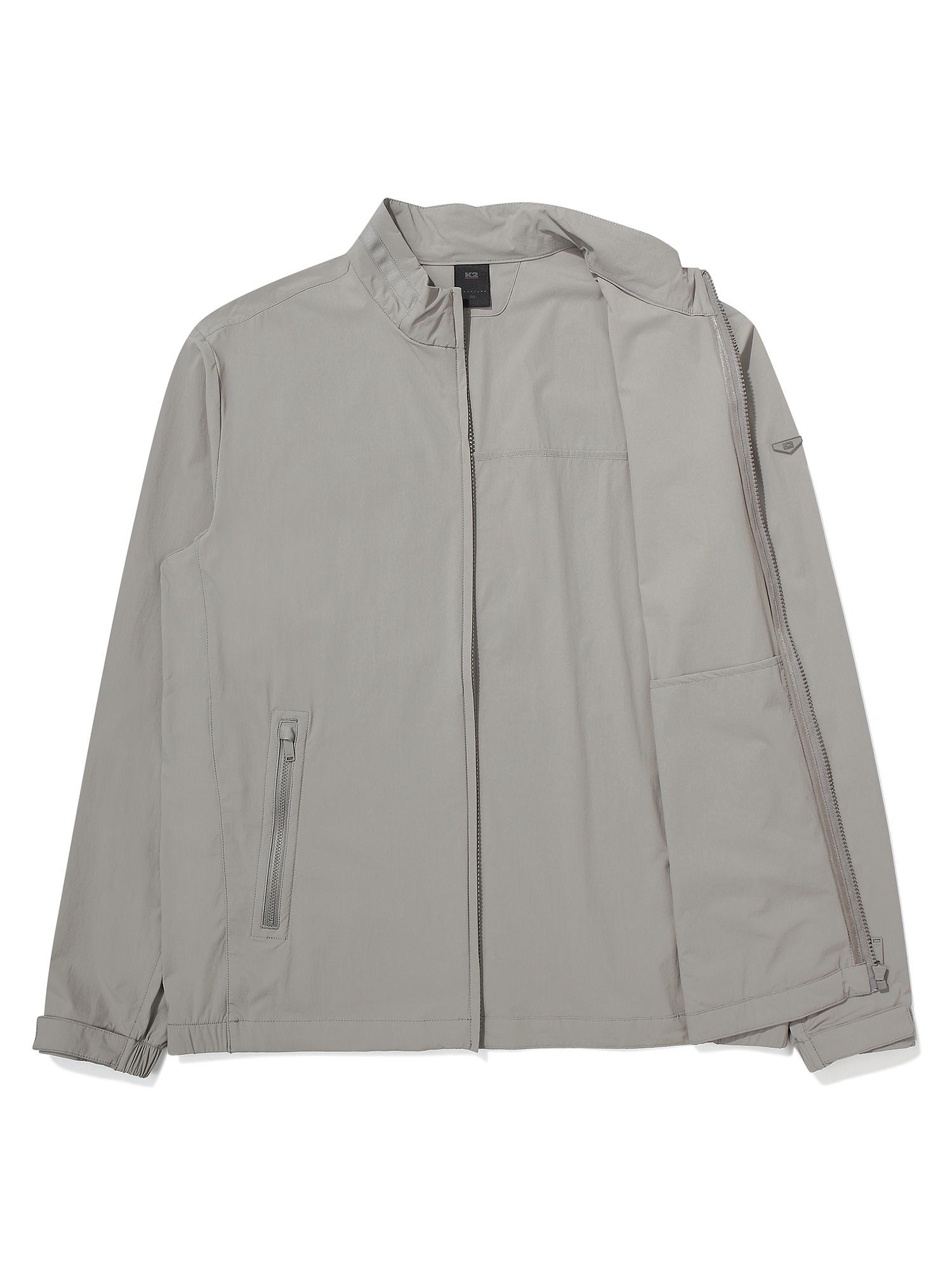 [본사직영] K2 남성 시그니처 스트레치 바람막이 자켓  D/GRAYISH BEIGE KMM25171JS - 상세 이미지 3
