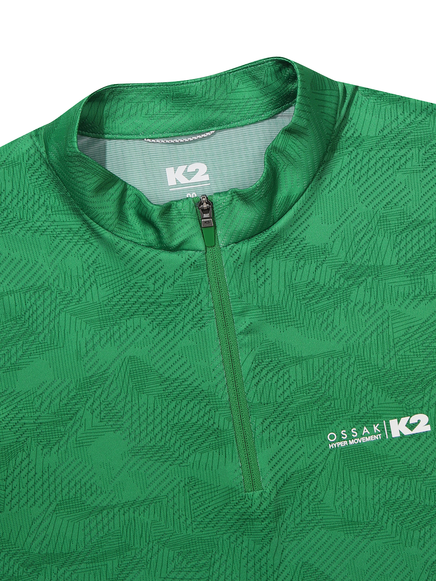 [본사직영] K2 여성 오싹(OSSAK) ICEDUAL 반팔 집업 W Green KWM25218G8 - 상세 이미지 3