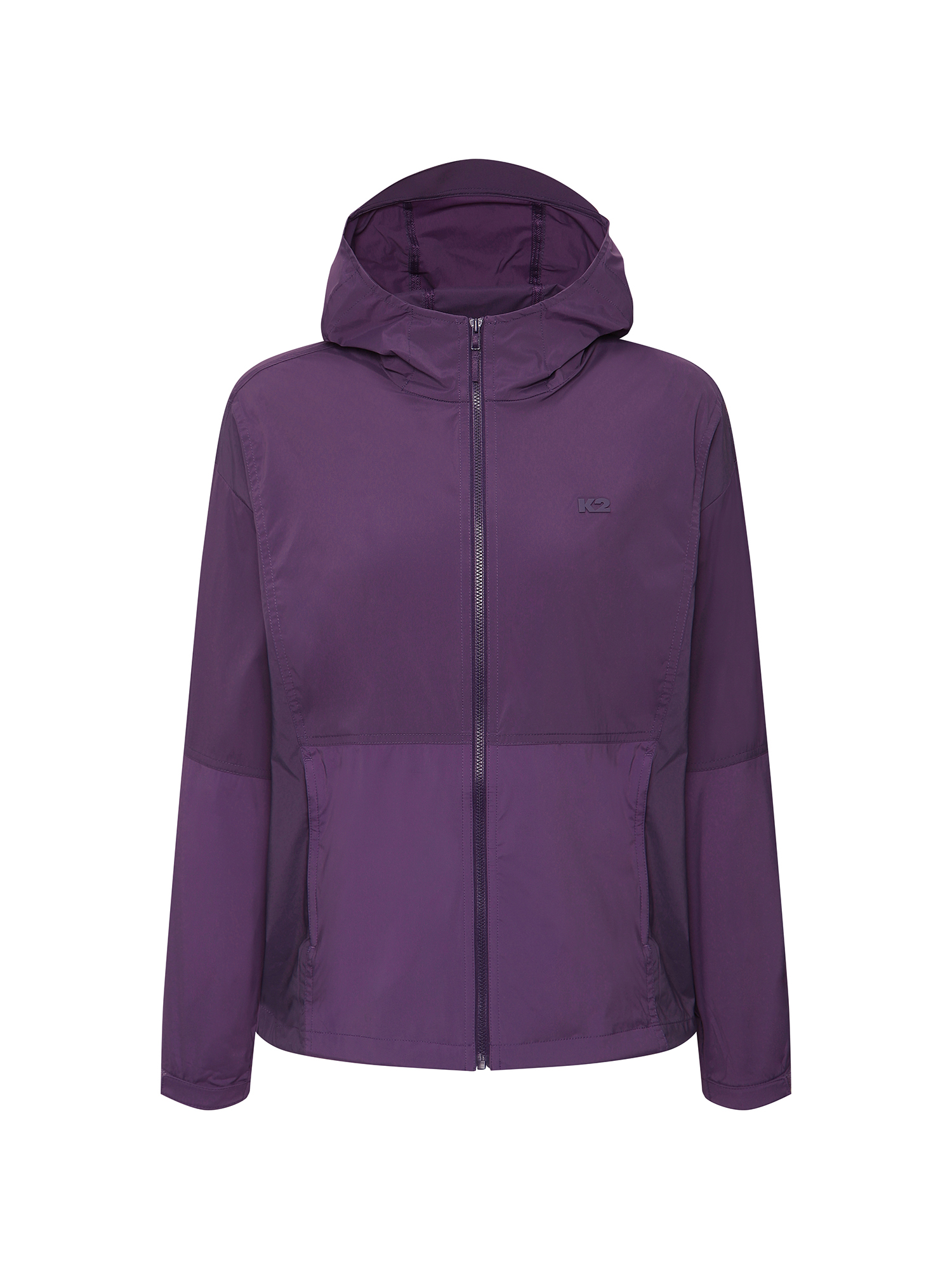 [본사직영] K2 여성 웨더리스(WEATHERLESS) 바이저 (VISOR) 바람막이 자켓 W Violet KWM25142V5 - 상품 이미지