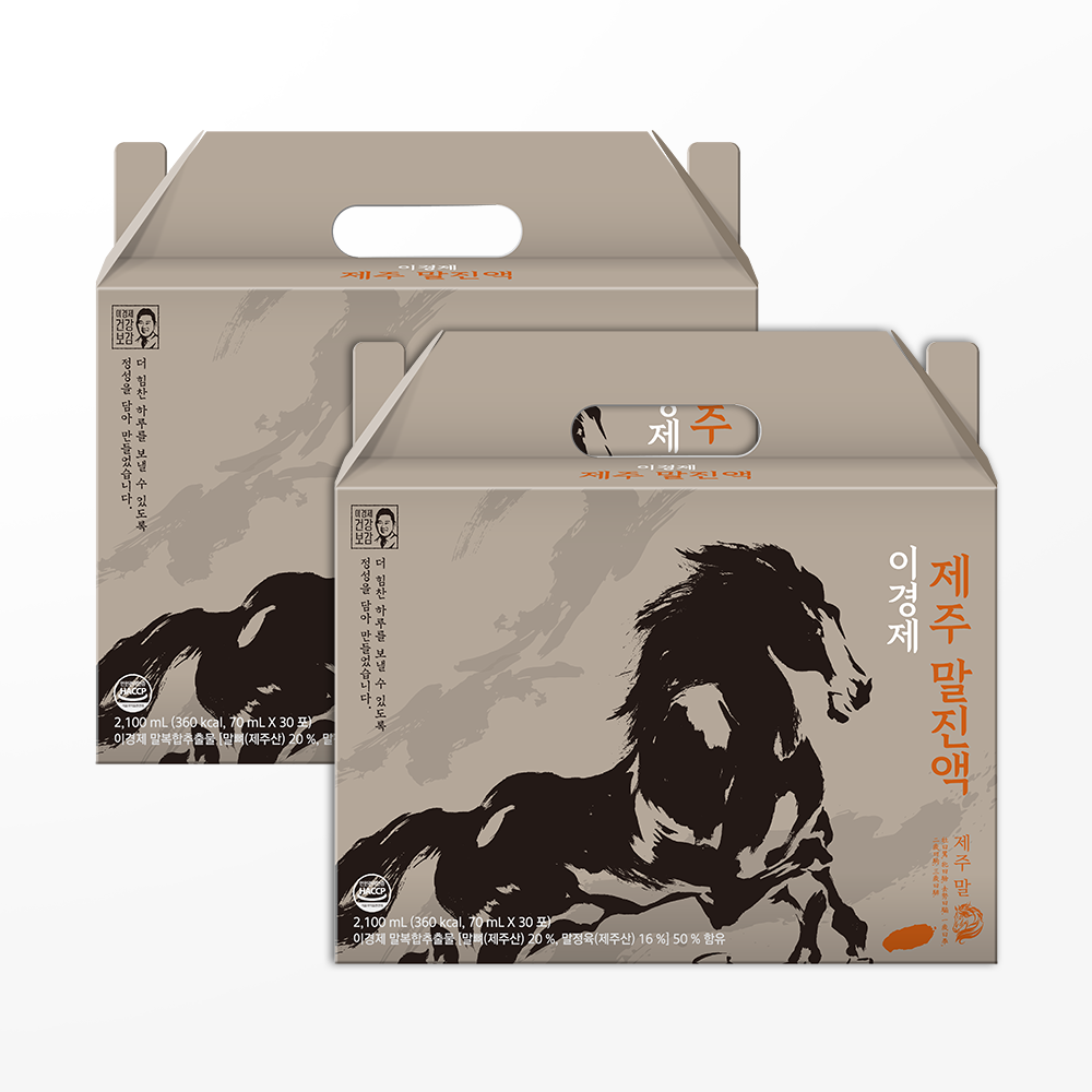 래오이경제 제주 말진액 말뼈 엑기스 진액 즙 70ml, 30포, 2개 - 상세 이미지 2