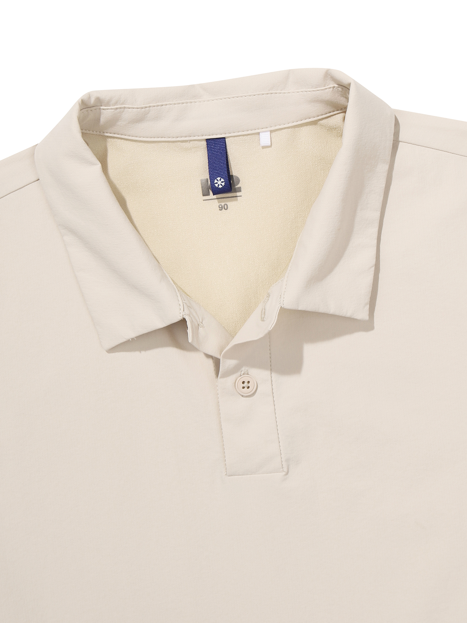 [본사직영] K2 남성 코드텐(CODE10) ICE 우븐 반팔 폴로 W CREAM BEIGE KWM25248W9 - 상세 이미지 5