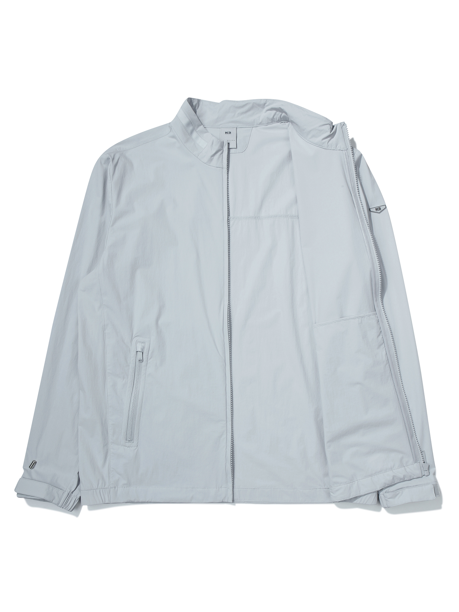 [본사직영] K2 남성 시그니처 스트레치 바람막이 자켓  COOL GREY KMM25171OH - 상세 이미지 3