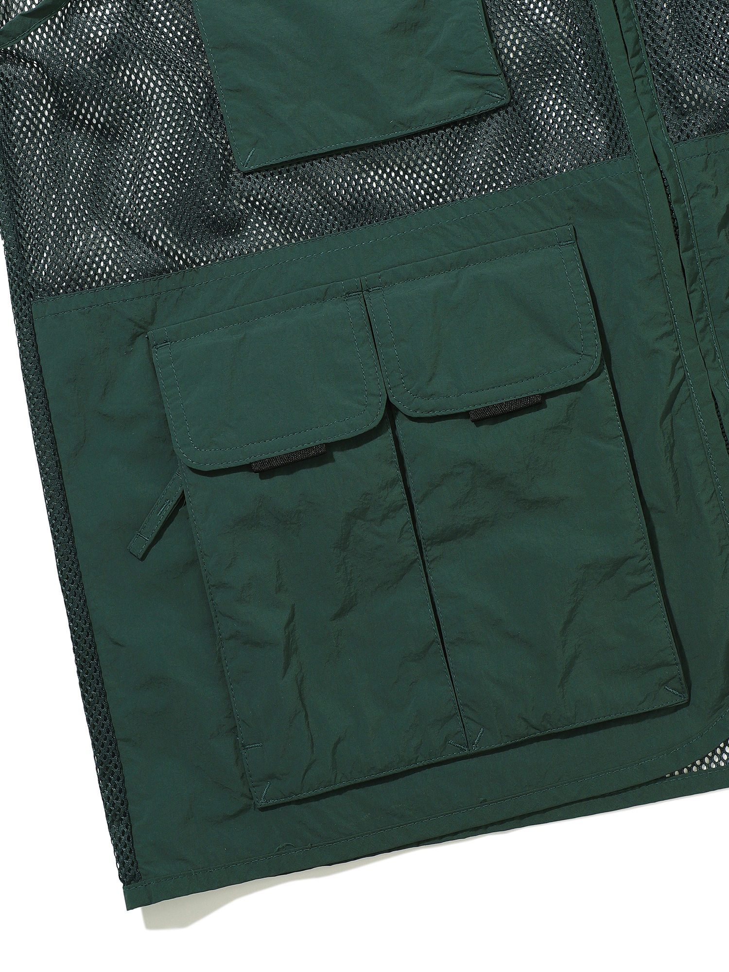 [본사직영] K2 남성 FLYHIKE 유틸리티 V넥 메쉬 베스트 Dark Green KMM25627G9 이미지 8