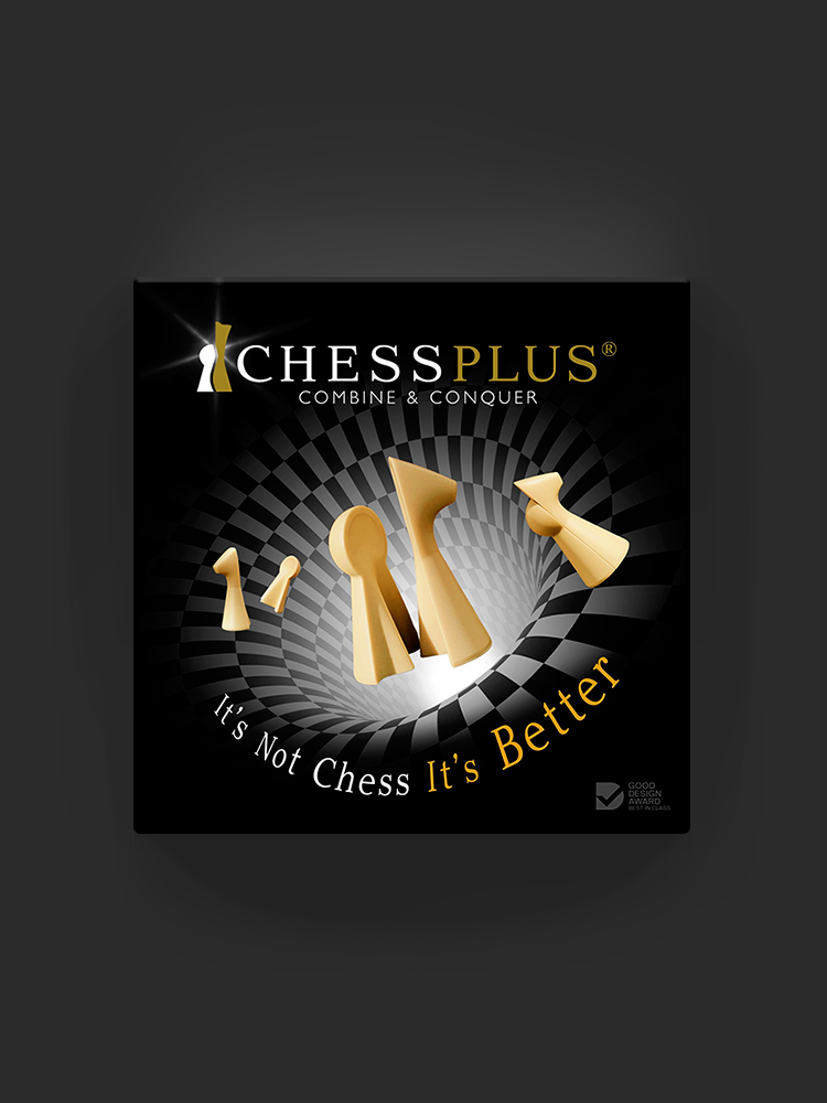 [만두게임즈] 체스플러스 2인 추상전략 합치고 분리하는 특이한 CHESS 보드게임 - 상품 이미지