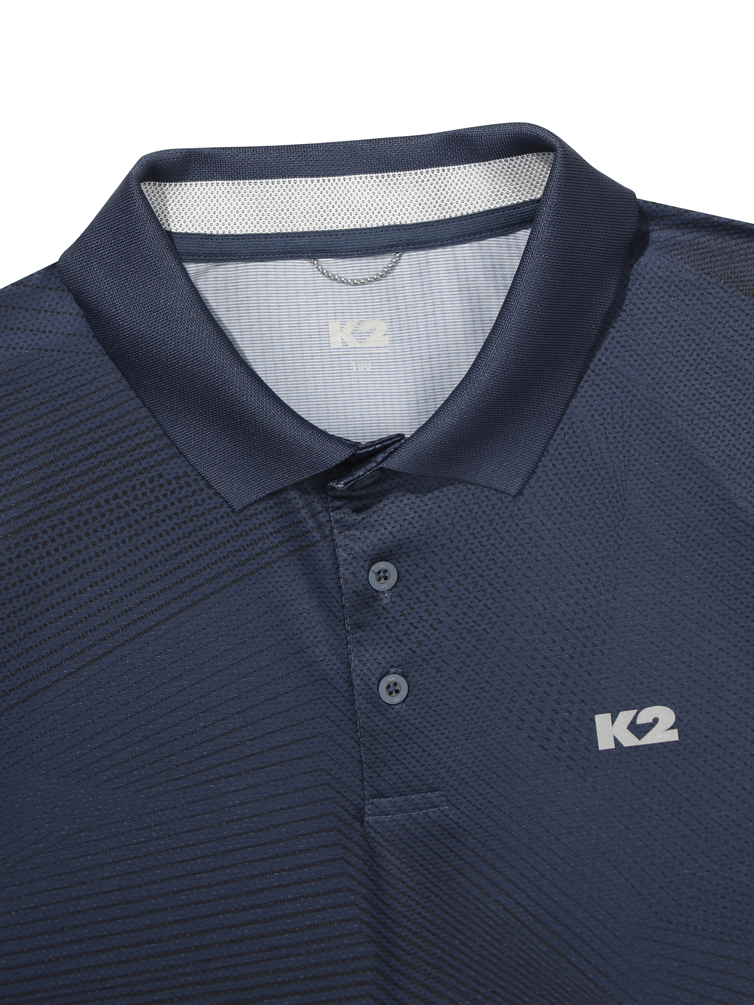 [본사직영] K2 남성 오싹(OSSAK) WIRE 반팔 폴로 INDIGO BLUE KMM25227IE - 상세 이미지 3