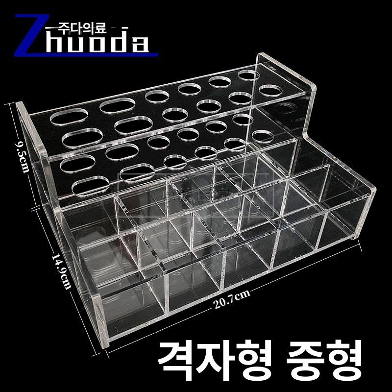 아크릴 보관함 수납선반 수납함 탁상 투명 명찰 디스펜서 소형 수지 랙 - 상세 이미지 5