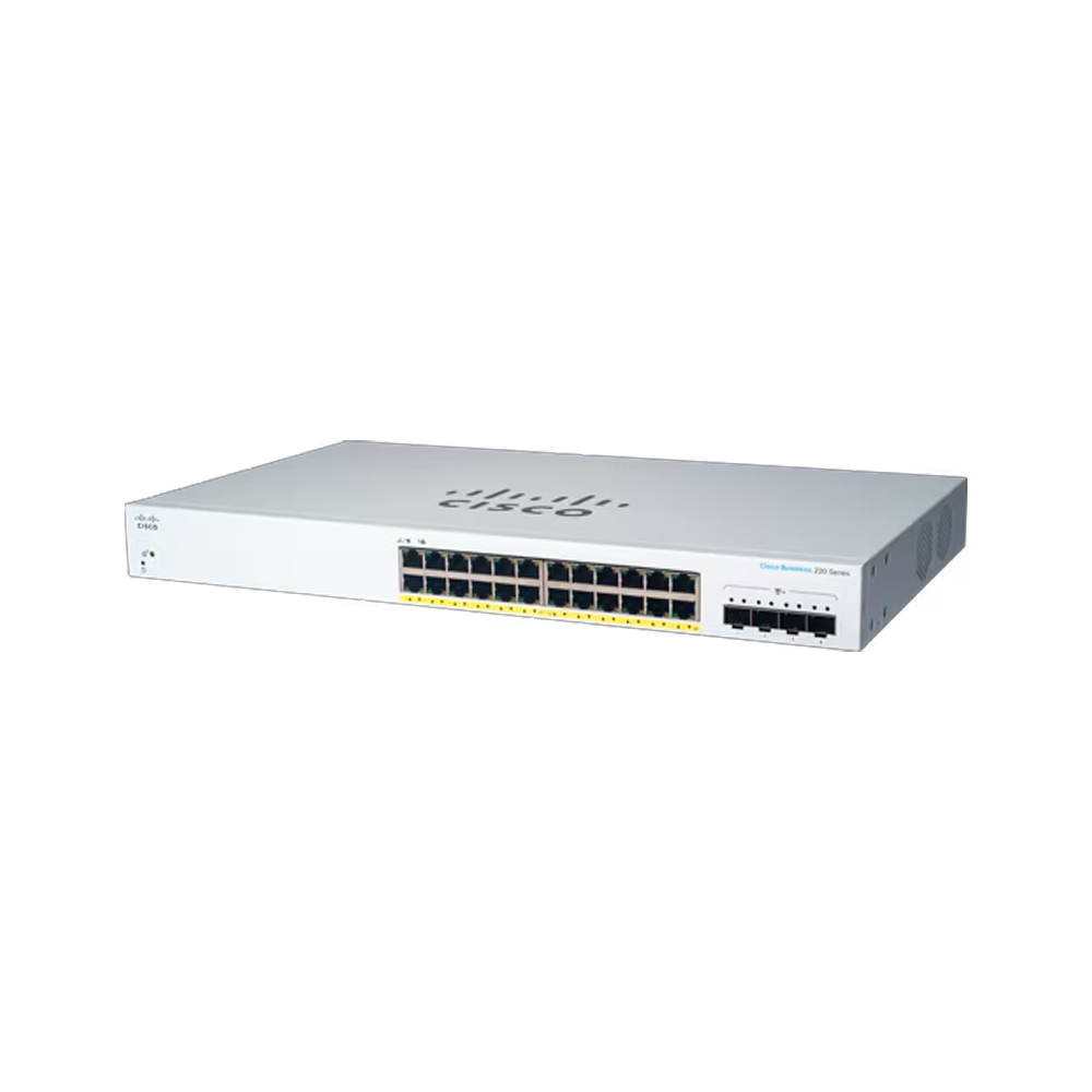 시스코 CBS220-24P-4X EU 24포트 PoE+ 기가비트 스위치 10G 4SFP+ - 상세 이미지 2