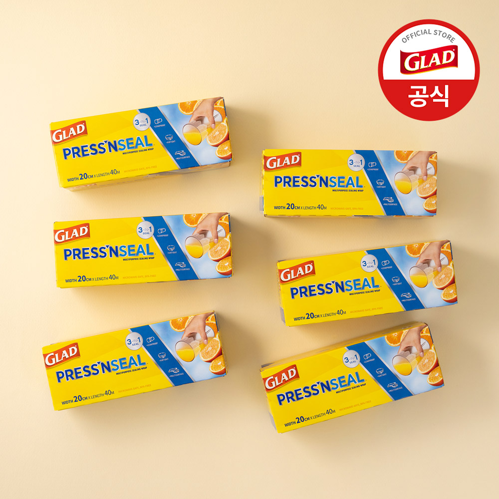 글래드 매직랩 미니 주방랩 비닐랩 트레이더스 40mx20cm, 6개 - 상품 이미지