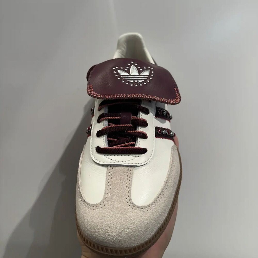 아디다스 OG 삼바 LT 화이트 버건디 JQ9714 이미지 8