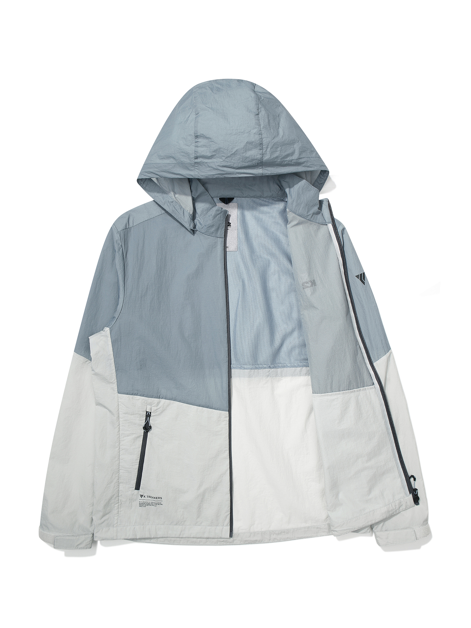 [본사직영] K2 남성 KTR CLIFF HYPER (클리프 하이퍼) 바람막이 자켓 ASH BLUE KMM251153D - 상세 이미지 3