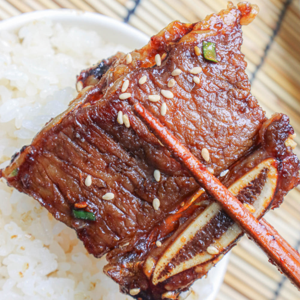 갈비 구이 조리 예시