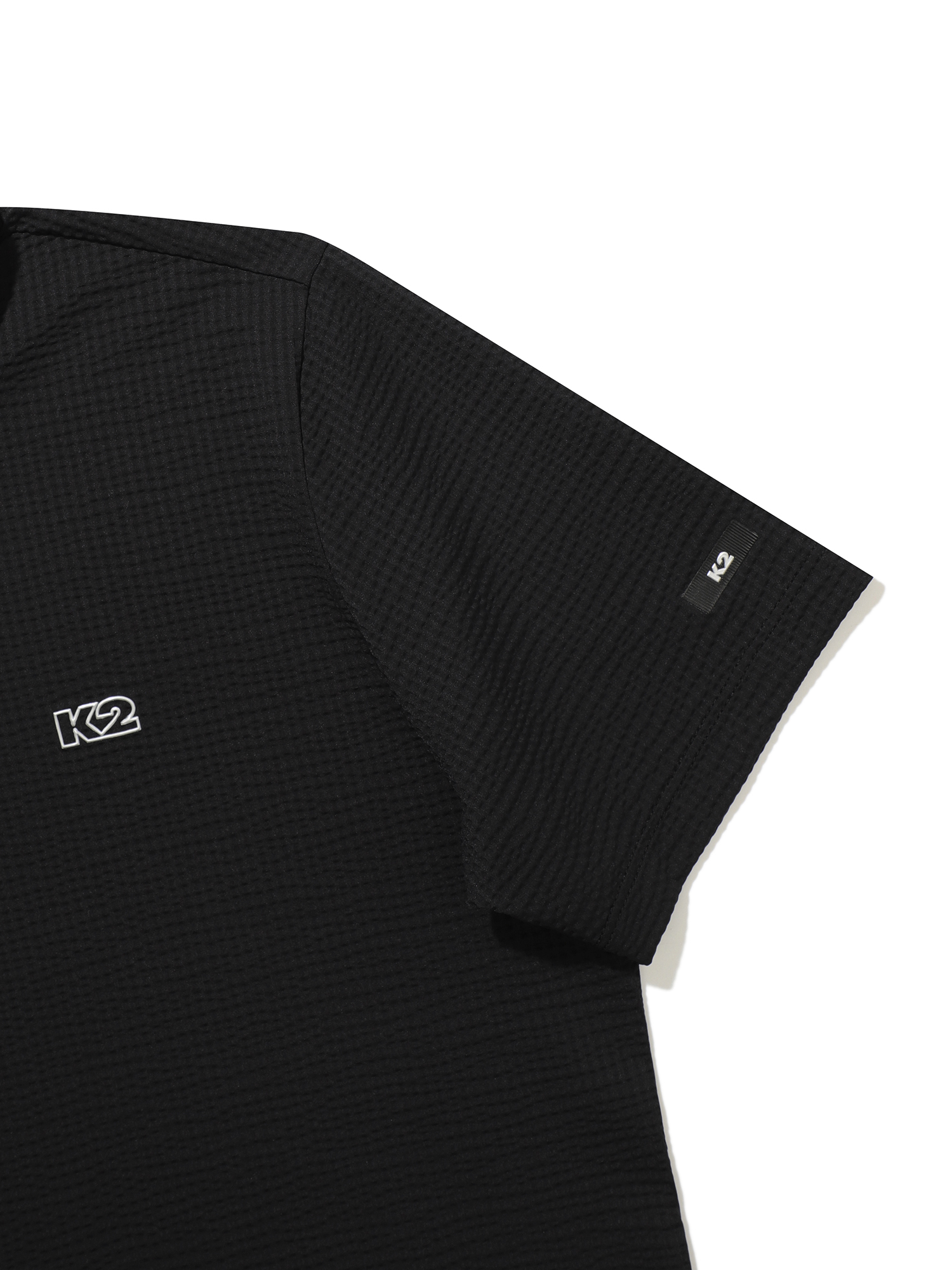 [본사직영] K2 여성 시원서커 ICE WAFFLE 폴로 W ICE BLACK KWM25252I1 이미지 6