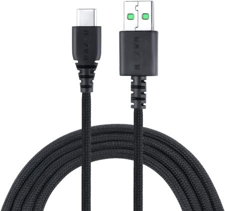 HUYUN [해외]Razer Viper V2 Pro/DeathAdder V3 Pro/Basilisk Pro 무선 게이밍 마우스 어댑터(블랙)에 호환되는 HUYUN USB C to 데이터 Bl