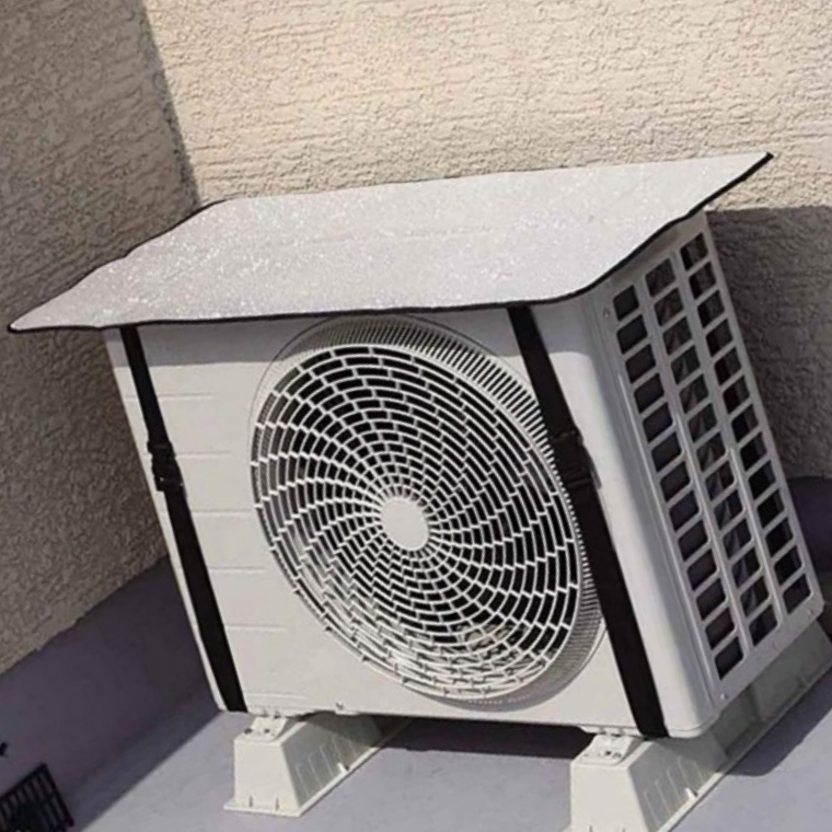 불붙지않는 에어컨 실외기 커버 씨레기 비 지붕 차양막 그늘막 가림막 햇빛 가리개 차단막 덮개 차광막