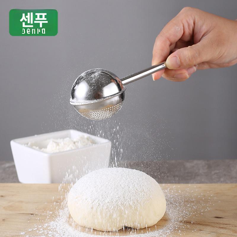 코코아 파우더 구형 뿌리기 도구 디저트 스텐 홈베이킹 1개 - 상세 이미지 2