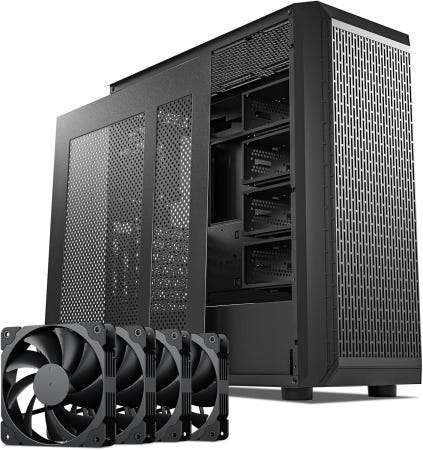다크락 클래식코 스토리지 마스터 ATX NAS 컴퓨터 케이스 미드 타워 4x120mm 팬 USB 3.0 10x3.5인치 HDD+3 x2.5인치 SDD 360mm Classico