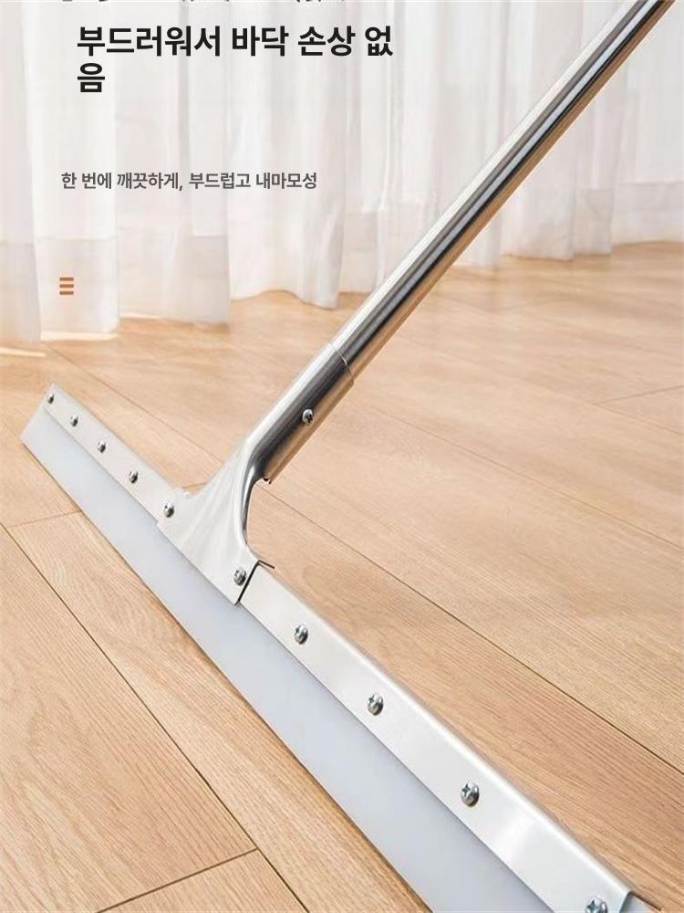 걸레 호텔용 물걸레 물기제거 바닥청소 청소용 막대걸레 40cm 실리콘 두꺼운 봉 - 상세 이미지 5