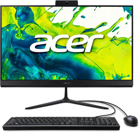 [해외]Acer Aspire C24 AIO 데스크탑 | 23.8인치 풀 HD IPS 120Hz 디스플레이 AMD Ryzen 5 7430U 헥사코어 프로세서 Radeon 23.8-i