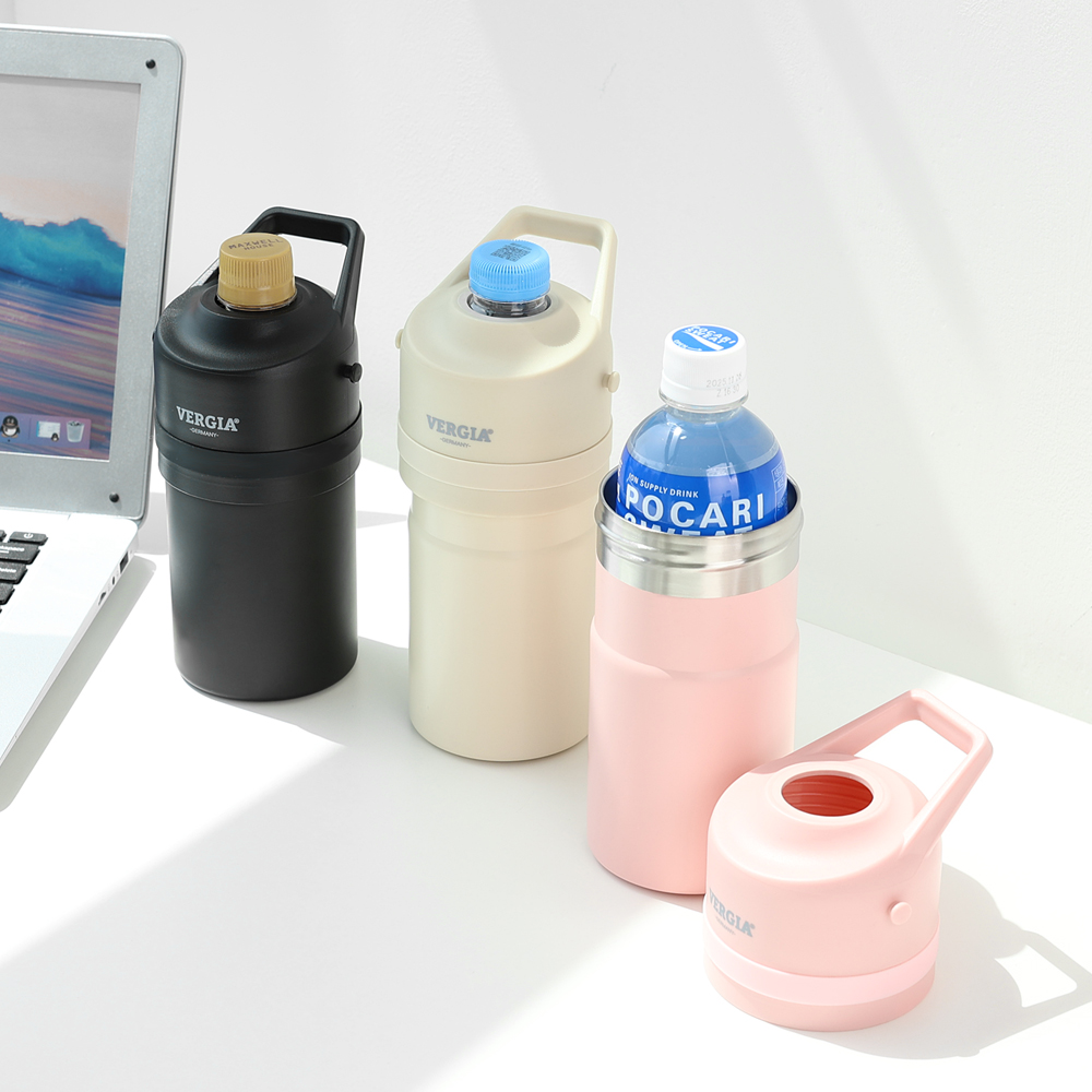 베르지아 텀블러 보냉 홀더 500ml, 핑크 - 상세 이미지 5