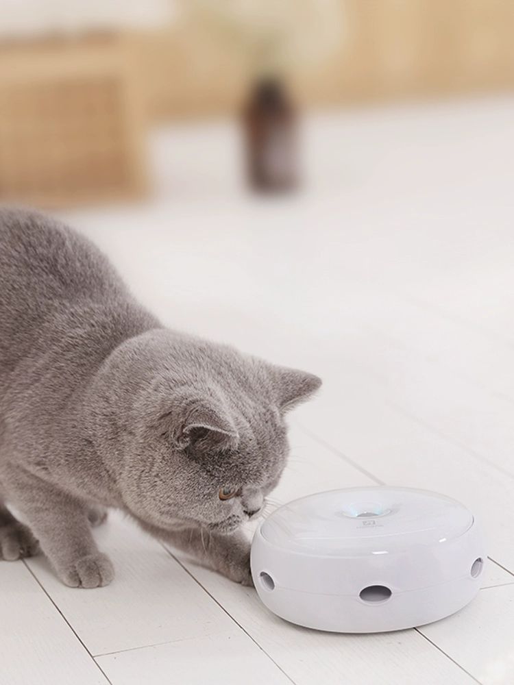 자동 고양이 장난감 스네이크 깃털 캣토이 움직이는 토이 호만 도넛 장난감 교체용 깃털 3개 세트 - 상세 이미지 4