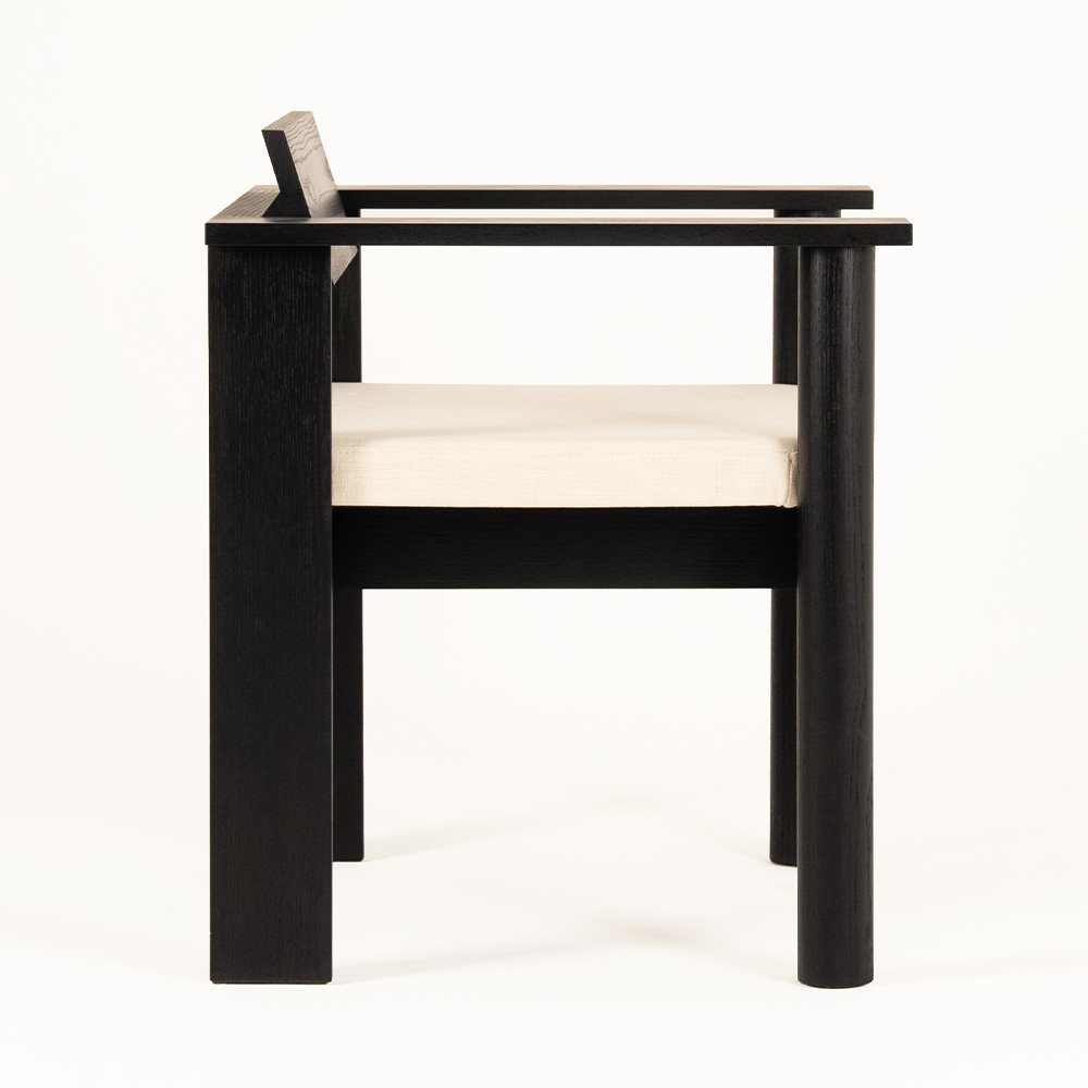 [에이치에브르] 텀플 다이닝 체어 (원목 7option) 수제가구 캐나다 최상급 원목 패브릭체어 - 상세 이미지 2