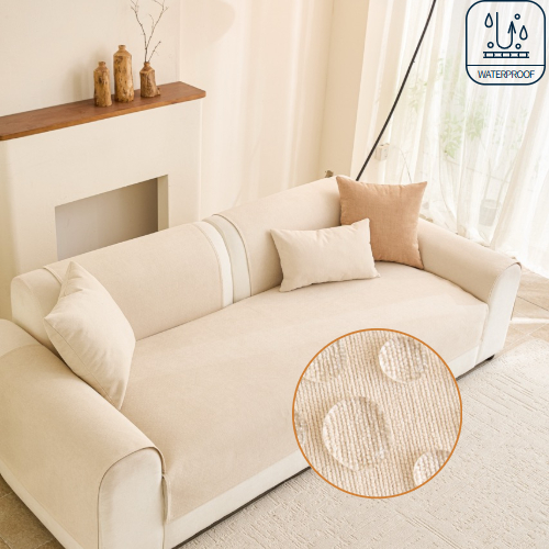 방수 사계절공용 긁힘방지 논슬립 온브릭 쇼파패드 3인용