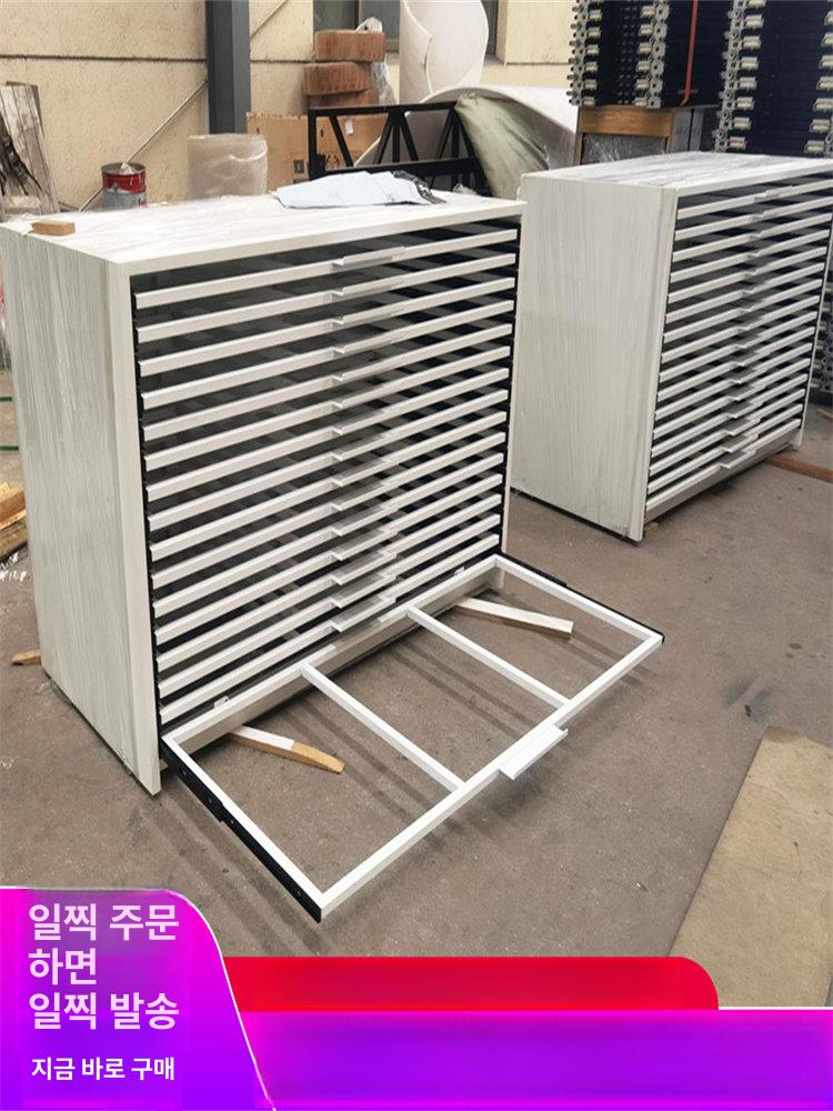 타일 전시대 책장형 석재 디스플레이 마루 보관대 대리석 단일 행 10칸 600 x 600 - 상세 이미지 5