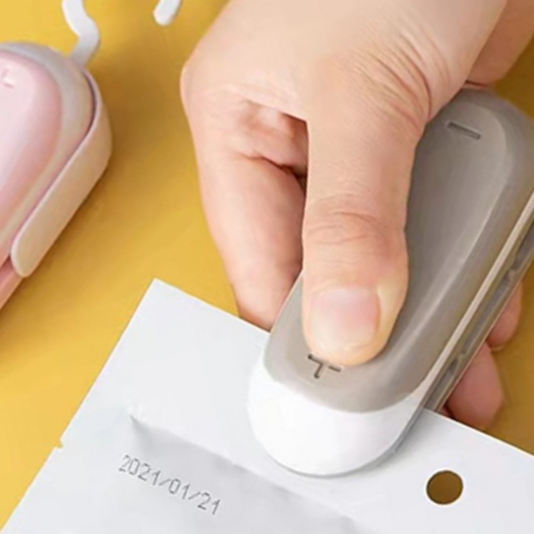 만능 미니 실링기 실링 커터기 봉합기 비닐 압축기 가정용 기계 매직 커팅기 봉지 봉투 접착기 포장 휴대용