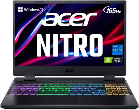 [해외]Acer Nitro 5 게이밍 노트북 AN515-58 15.6 QHD 165Hz 인텔 코어 i7-12700H 14 2.3GHz 지포스 RTX 3070Ti 16GB DDR4