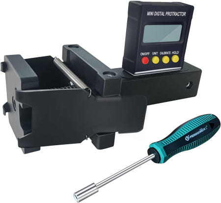 ‎ANGSO-AUTO [해외]ANGSO-AUTO ADAS 정렬 평면 유닛용 동적 조향 각도 위치 지정 도구 차량용 레벨링 보정 툴