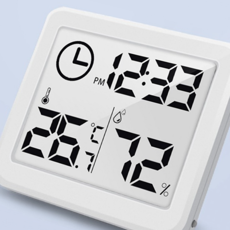 큰 액정 신생아 온습도계 캠핑 아기 차량용 온도기 온도 습도계 정밀 디지털 온도계 미니 휴대용 벽걸이