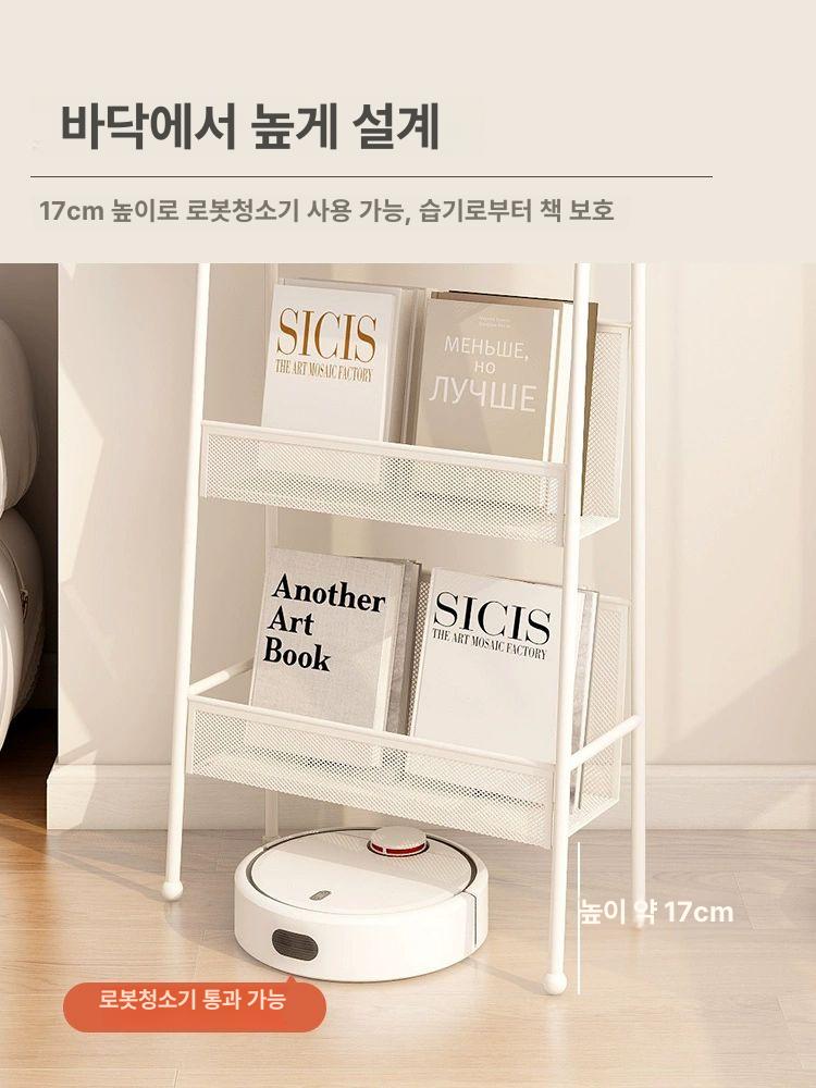 진열대 마크라메 북유럽 브로셔 꽂이 매거진랙 잡지 거실 패션밀키화이트 - 상세 이미지 3