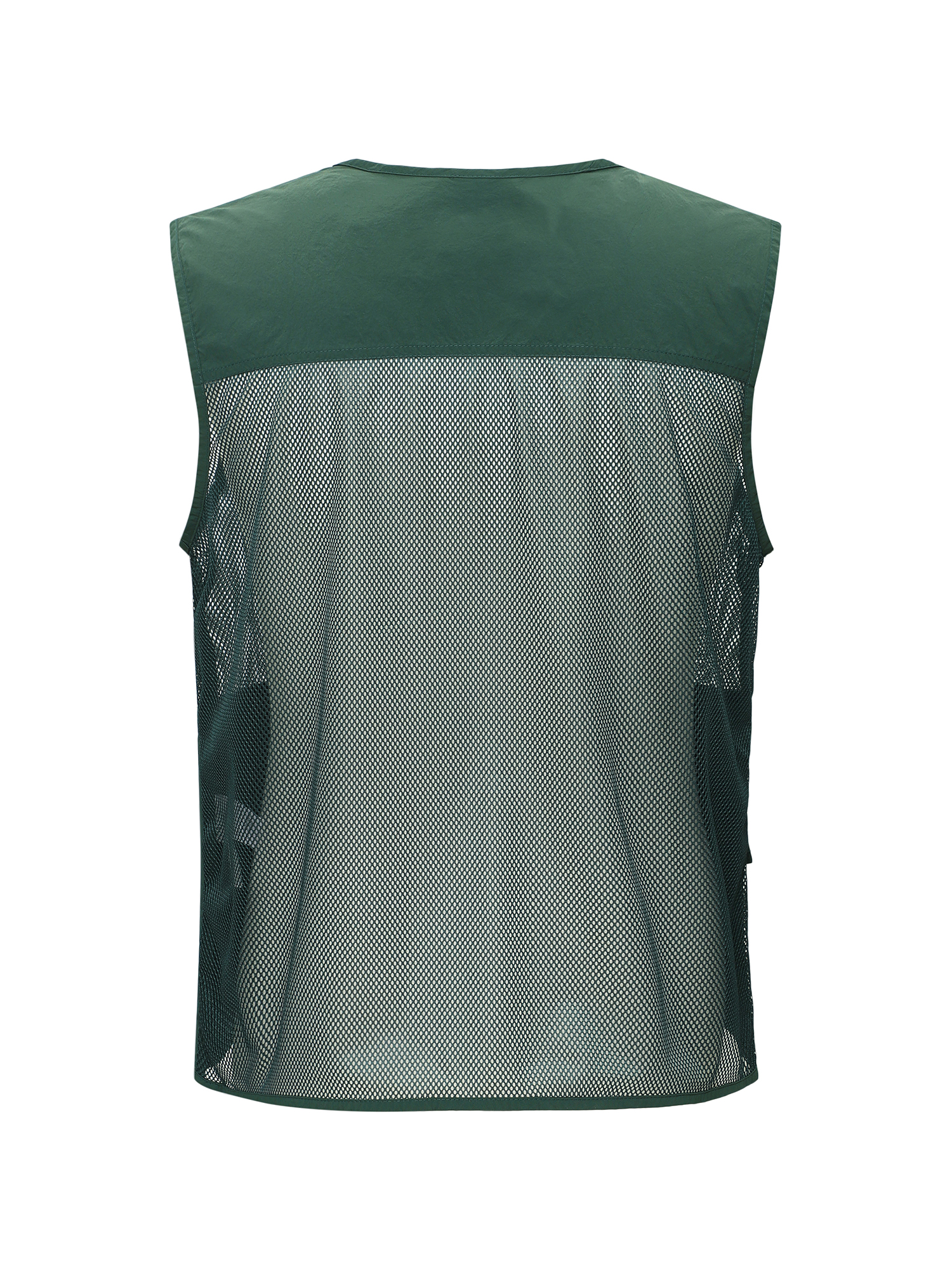 [본사직영] K2 남성 FLYHIKE 유틸리티 V넥 메쉬 베스트 Dark Green KMM25627G9 - 상세 이미지 2