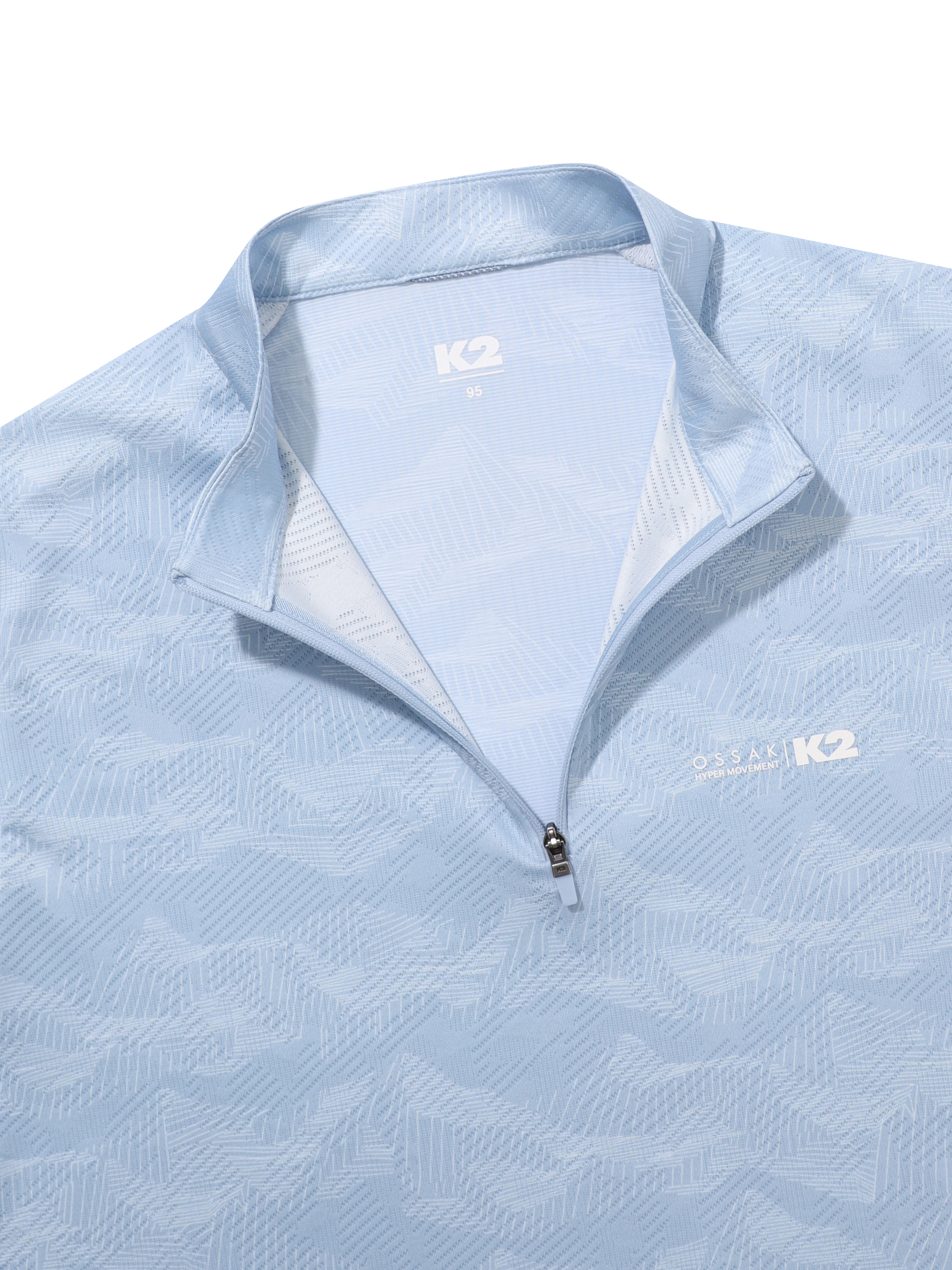 [본사직영] K2 여성 오싹(OSSAK) ICEDUAL 긴팔 집업 W Sky BLUE KWM25216SB - 상세 이미지 4