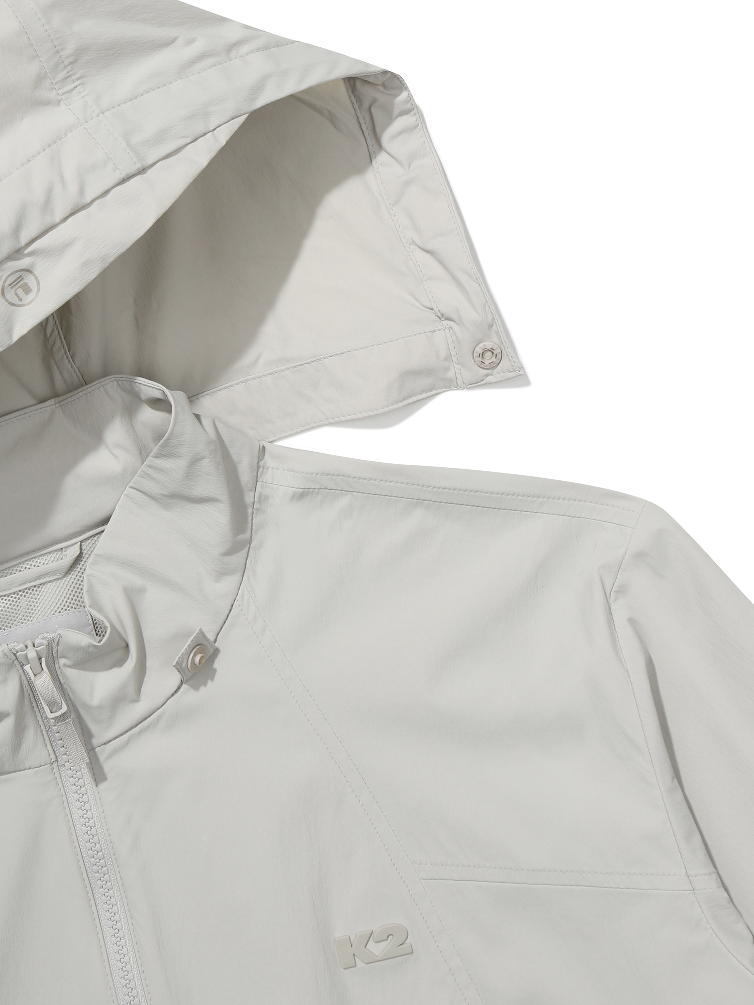 K2 남성 웨더리스(WEATHERLESS) 프리즘(FREESM) 바람막이 자켓_PEARL GREY KMP25141PG - 상세 이미지 5