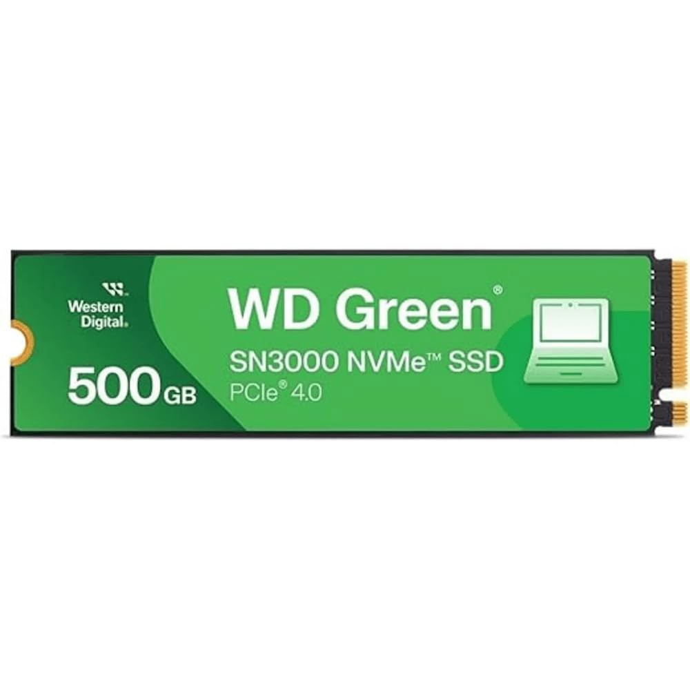 웨스턴 디지털 500GB WD 그린 SN3000 NVMe 내장 SSD - 솔리드 스테이트 드라이브 Gen4 PCIe, M.2 2280, 최대 5,000MB/s WDS500G4G0E - 상세 이미지 3