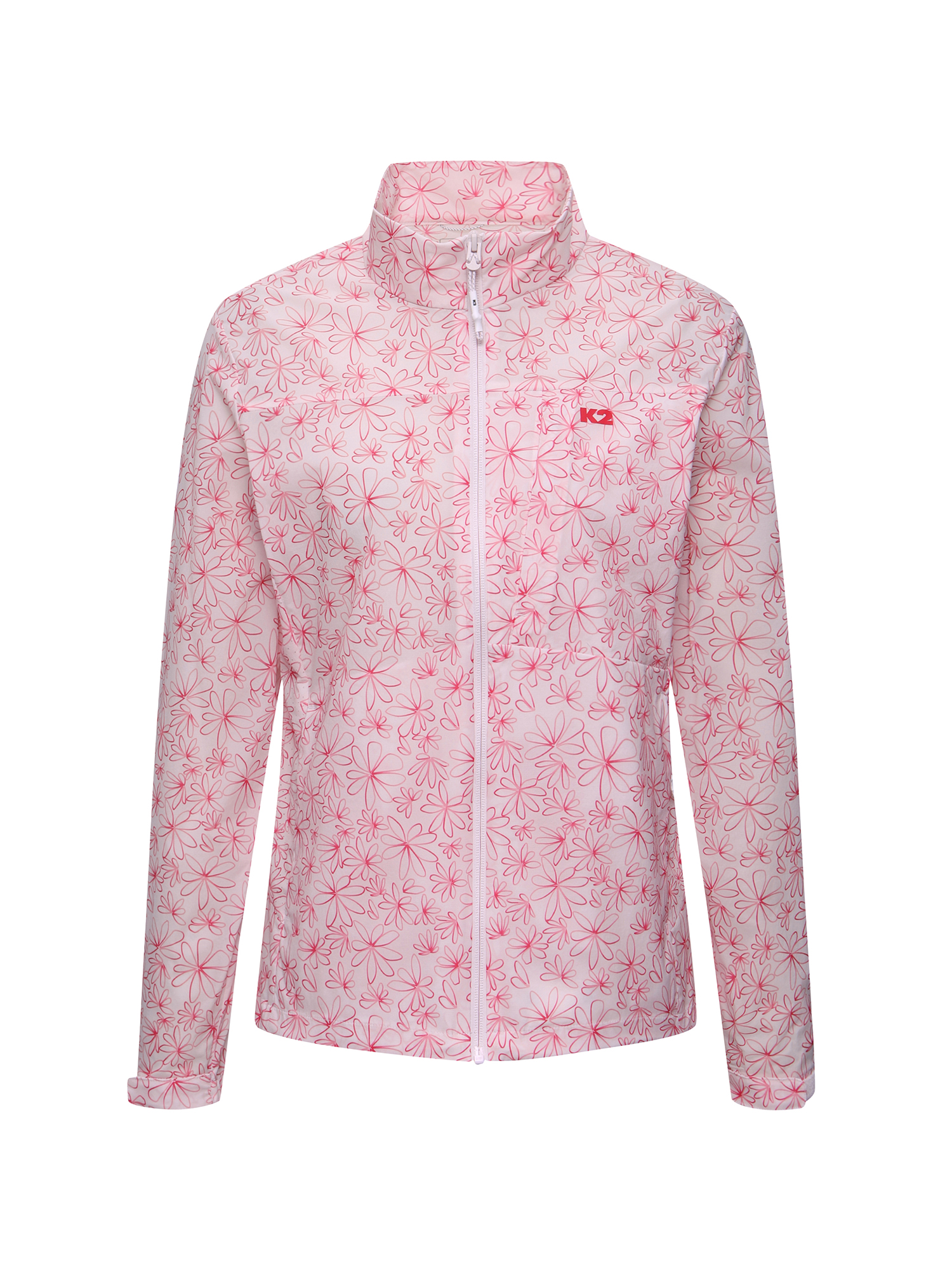 [본사직영] K2 여성 써라운드(SURROUND) AIR 바람막이 자켓 W PALE PINK KWM25126D9