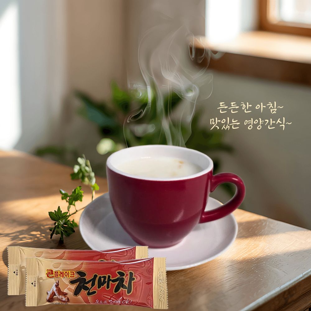 [아침대용] 간편식 시리얼 천마차 콘플레이크 천마효능 어르신간식 38개입, 2개 - 상세 이미지 3