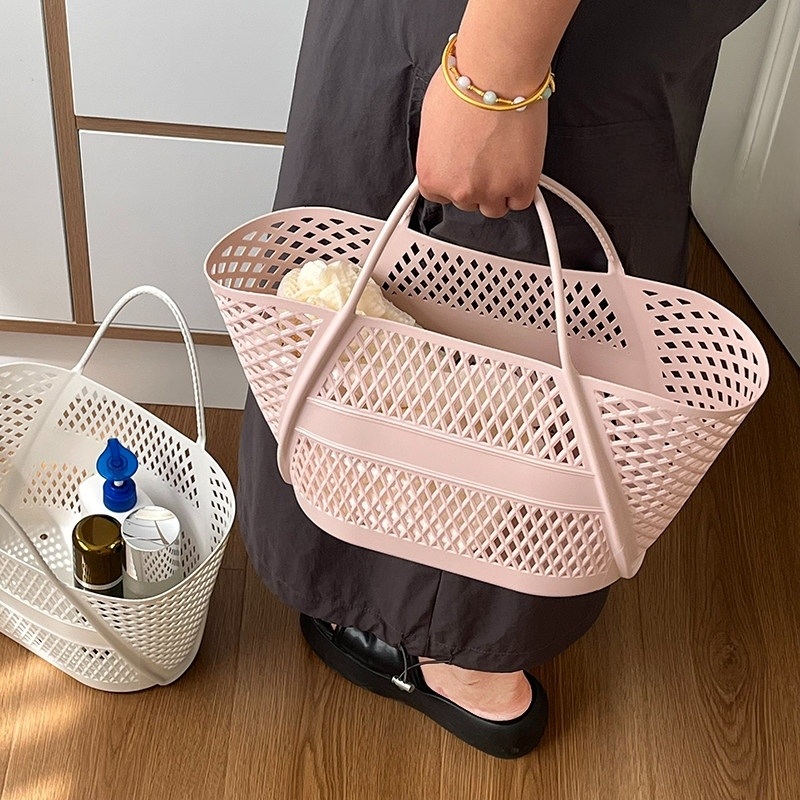 실리콘 수영가방 젤리백EVA 수영장 물놀이 바캉스 해변 워터파크 사우나 헬스 목욕용 방수 - 상품 이미지