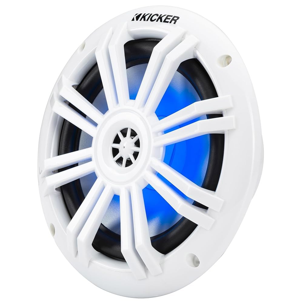 KICKER 51KM604WL KM 16.5cm(6.5인치) 4 LED 동축 해양 - 쌍 스피커 - 상세 이미지 3