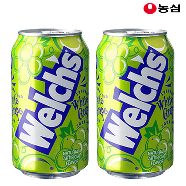 농심 웰치스 포도 딸기 오렌지 청포도 세트 355ml x 24개 - 상세 이미지 4