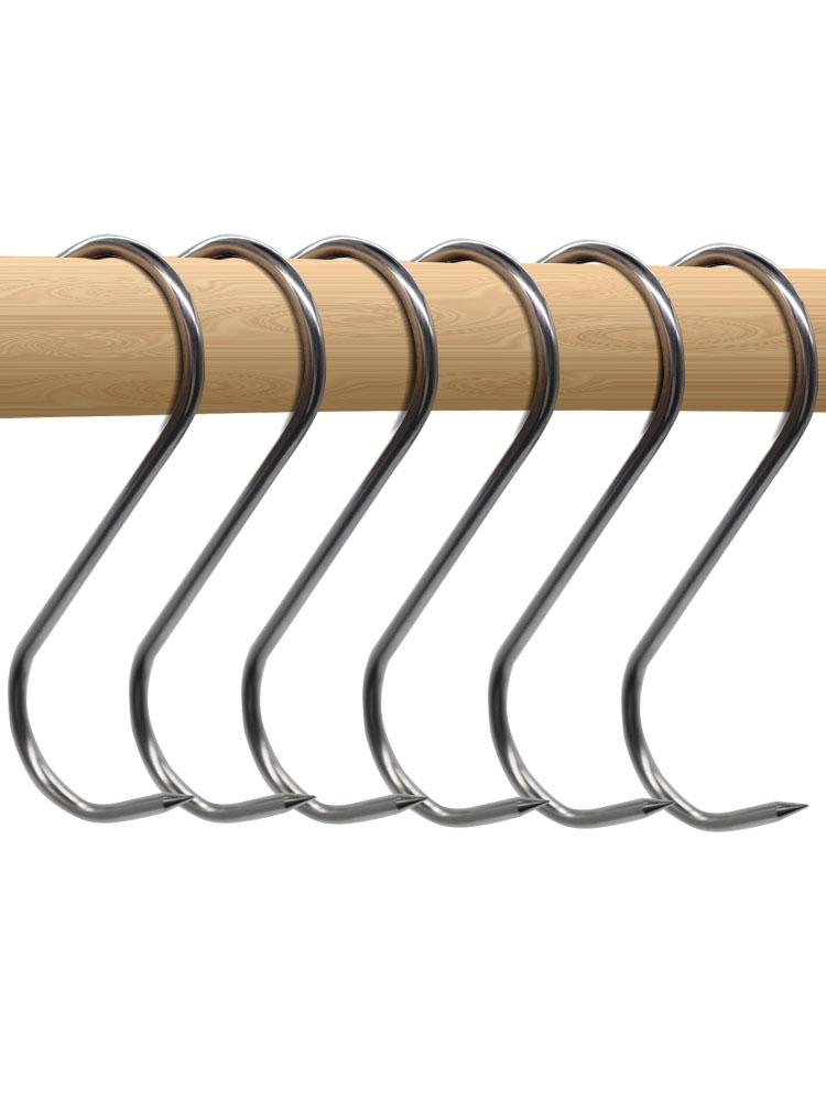 정육 고리 바베큐 정육고리 정육점 후브 위생적인 편리한 두꺼운 3mm 12cm 20개 - 상품 이미지